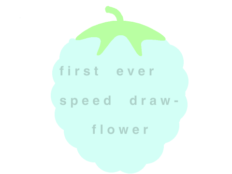 First Ever Speed Draw - Flower