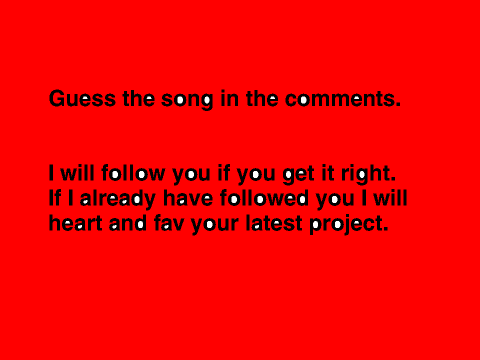 Guess That Song! Part 1