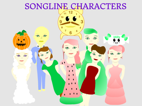 SONGLINE CHARACTERS