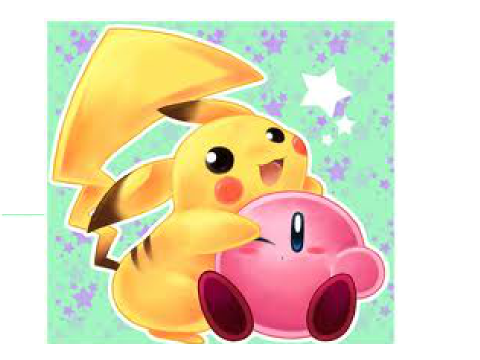 Picachu and Kirby: BFFs!