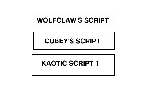 Scripts so far for the movie