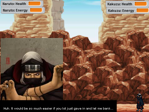 Kakuzu VS Naruto 