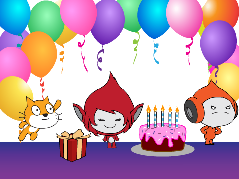 Happy Birthday Scratch! (official birthday card)