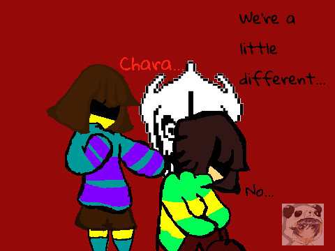 Frisk and Chara SPEEDPAINT!!