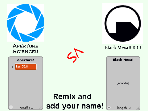 Aperture Science Versus Black Mesa!!