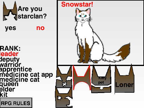 WARRIORS RPG:Snowstar