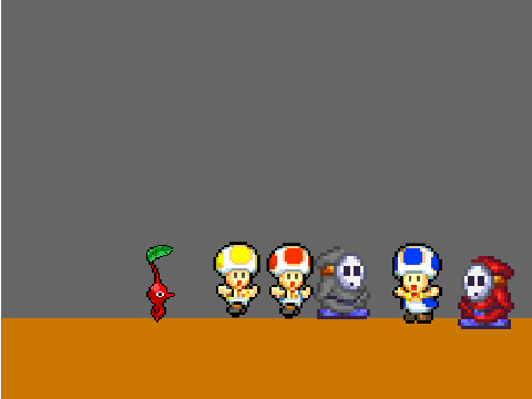 Shy Guy Troop With Pikmin: Part 1