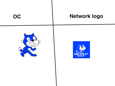 Give me your OC and I will turn it into a network logo! remix