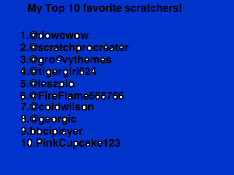 My top 10 favorite scratchers