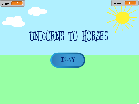 Unicorns to horses