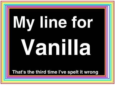 Line for Vanilla