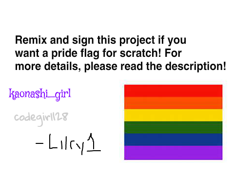 We Want A Pride Flag Sprite! Petition remix