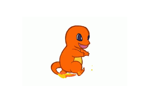 Charmander Chasing Its Tail