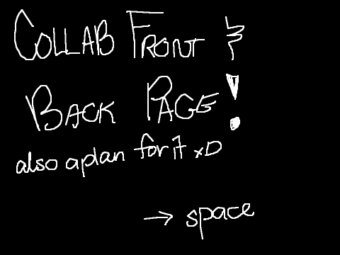 COLLAB PROJ: Front and Back Page