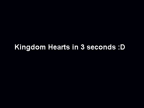 Kingdom Hearts in 3 seconds
