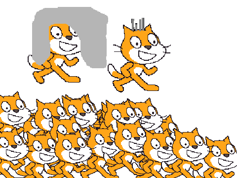 And the cat had more kids