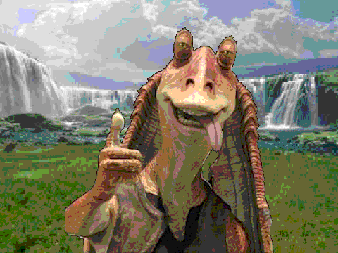 Jar Jar Binks Advertising