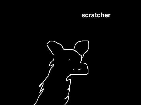 Blackboard scratcher