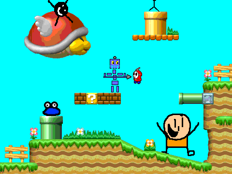 Add yourself having fun in mushroom kingdom!