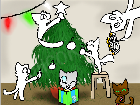 Add Your OC Decorating A Tree! remix