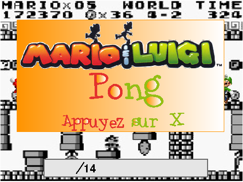 Mario et Luigi Pong