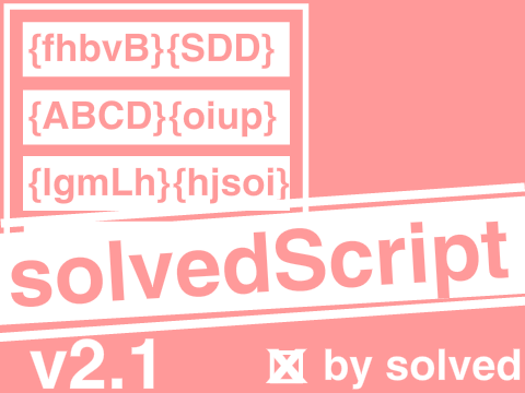 solvedScript v2.1