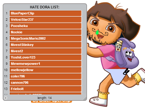 ADD UR NAME HATING DORA!!! remix remix remix remix remix remix remix remix remix remix remix