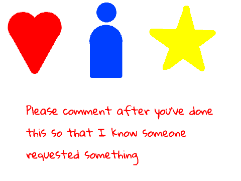 Follow, love, fave... Anything u want!