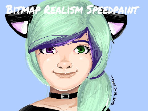 How I drew my "Bitmap Realism Attempt"