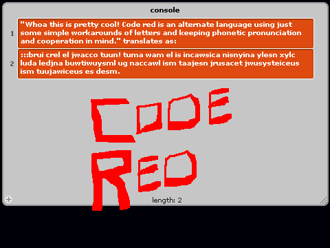 Code Red (Mini Translator)