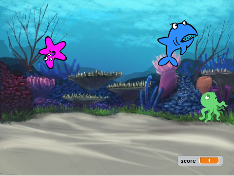 Fish eating