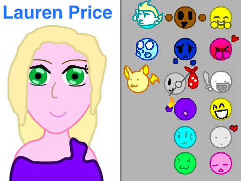Lauren Price Bio (from my book Careless)