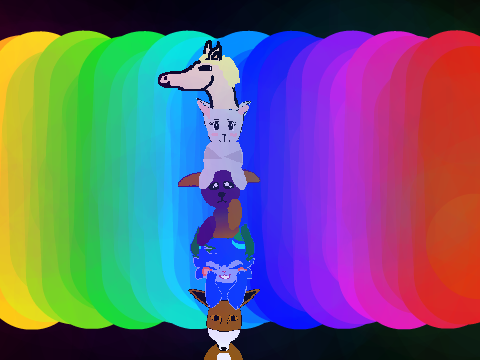 Totum pole of freinds
