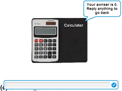 Working Calculator!