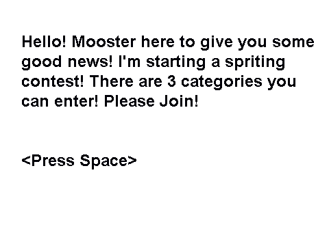 Sprite Contest!