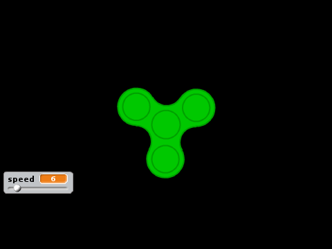 Random pen fidget spinner