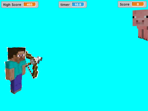 Minecraft Bow Game