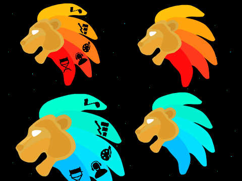 Lion Logo - Made in Vector Mode