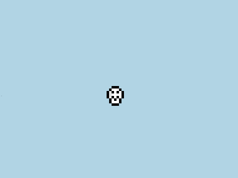 My First Pixel Art: Skull