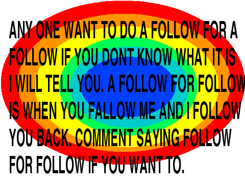 FOLLOOW FOR FOLLOW