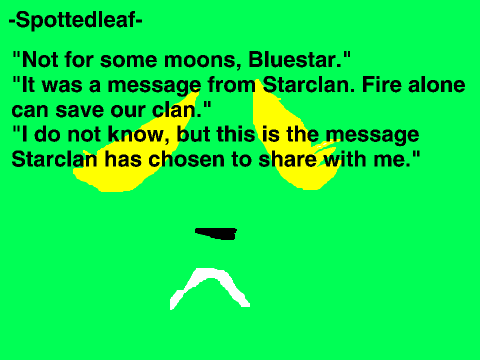 Bluestar and Spottedleaf Auditons (Warriors ITTW)