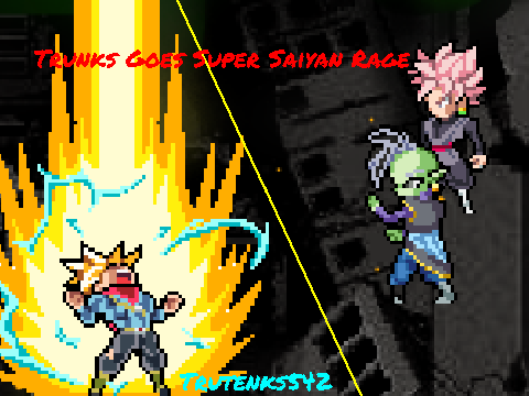 Trunks Goes Super Saiyan Rage!