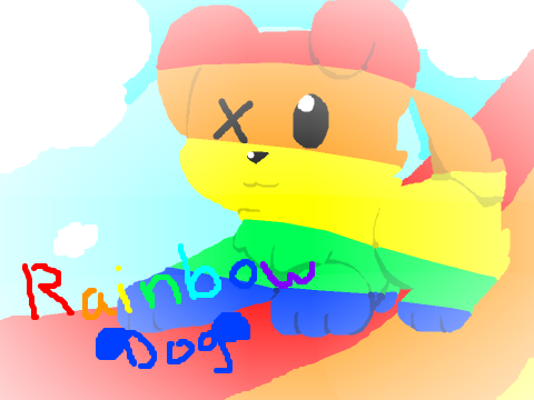 Rainbow Dog