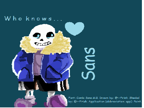 Sans Drawing.