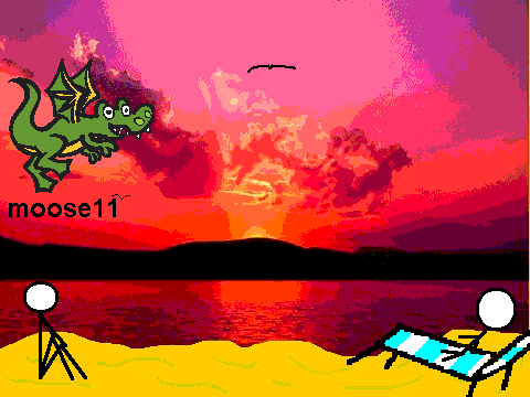 add yourself watching the sunset