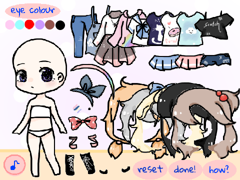 cute chibi dress up