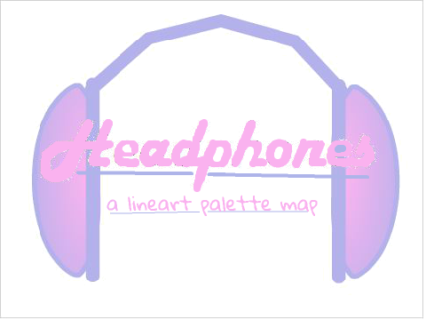 Headphones Palette Lineart MAP Thumbnail!