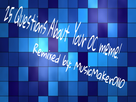 25 Questions About Your OC (Alec from dimensions)