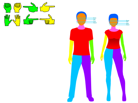 Posable Character Templates