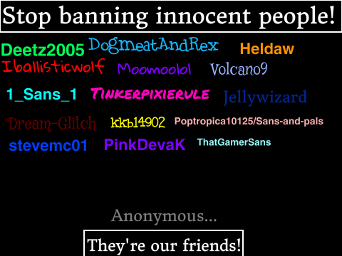 Remix and sign if you're against innocent bans! remix remix remix remix